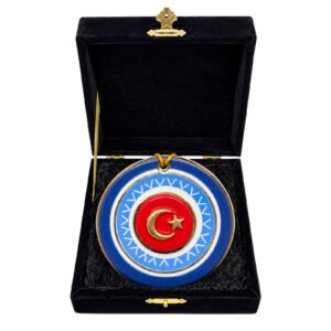 TUĞRA LACİVERT AYYILDIZ DEKORATİF DUVAR ASKISI