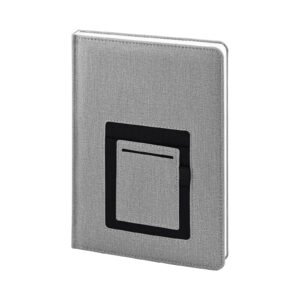 MEŞRUTİYET GRİ TARİHSİZ DEFTER (15X21 CM)