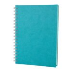 ALTINDAĞ TURKUAZ KARELİ SPİRALLİ TARİHSİZ DEFTER (17X24 CM)