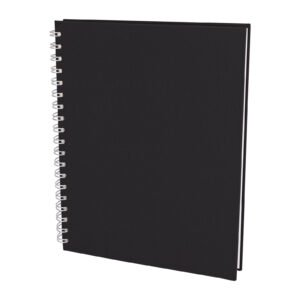 SEĞMENLER SİYAH KARELİ SPİRALLİ TARİHSİZ DEFTER (19X25 CM)