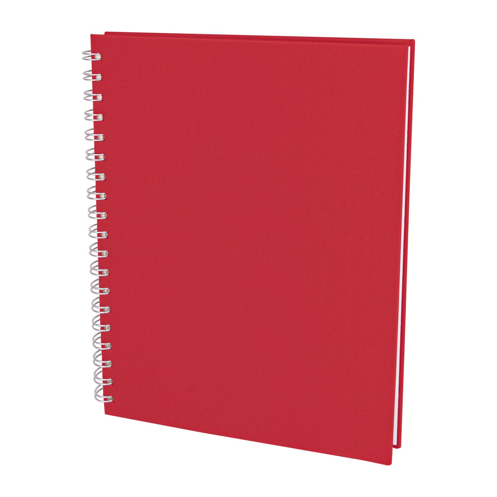 SEĞMENLER KIRMIZI KARELİ SPİRALLİ TARİHSİZ DEFTER (19X25 CM)