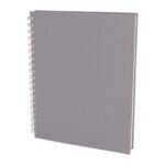 SEĞMENLER GRİ KARELİ SPİRALLİ TARİHSİZ DEFTER (19X25 CM)
