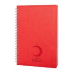 PLEVNE KIRMIZI KARELİ TARİHSİZ SPİRALLİ DEFTER (20x28 CM)