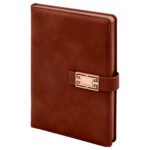 ÖVEÇLER KAHVERENGİ TARİHSİZ DEFTER (15X21 CM)