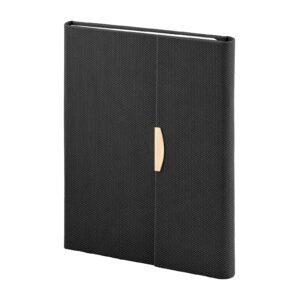 BAĞLICA SİYAH TARİHSİZ DEFTER (15X21 CM)