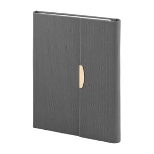 BAĞLICA GRİ TARİHSİZ DEFTER (15X21 CM)