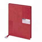 KUĞULU KIRMIZI TARİHSİZ DEFTER (15X21 CM)