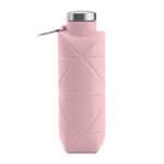 AYDENİZ PEMBE 700 ML KATLANABİLİR SİLİKON MATARA